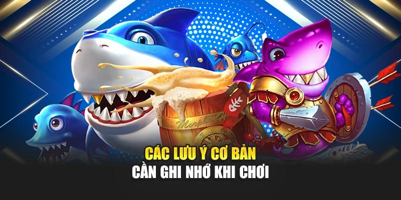 Các lưu ý cơ bản cần ghi nhớ khi chơi