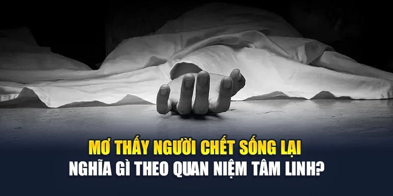 Mơ thấy người chết sống lại nghĩa gì theo quan niệm tâm linh